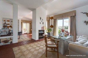 Casa con estilo rústico